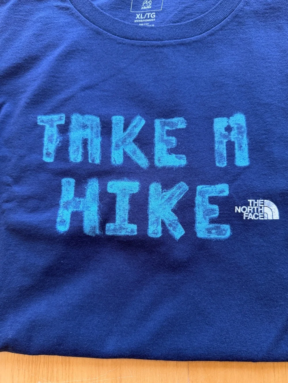 The North Face Take A Hike Graphic Tee Navy Blue XL